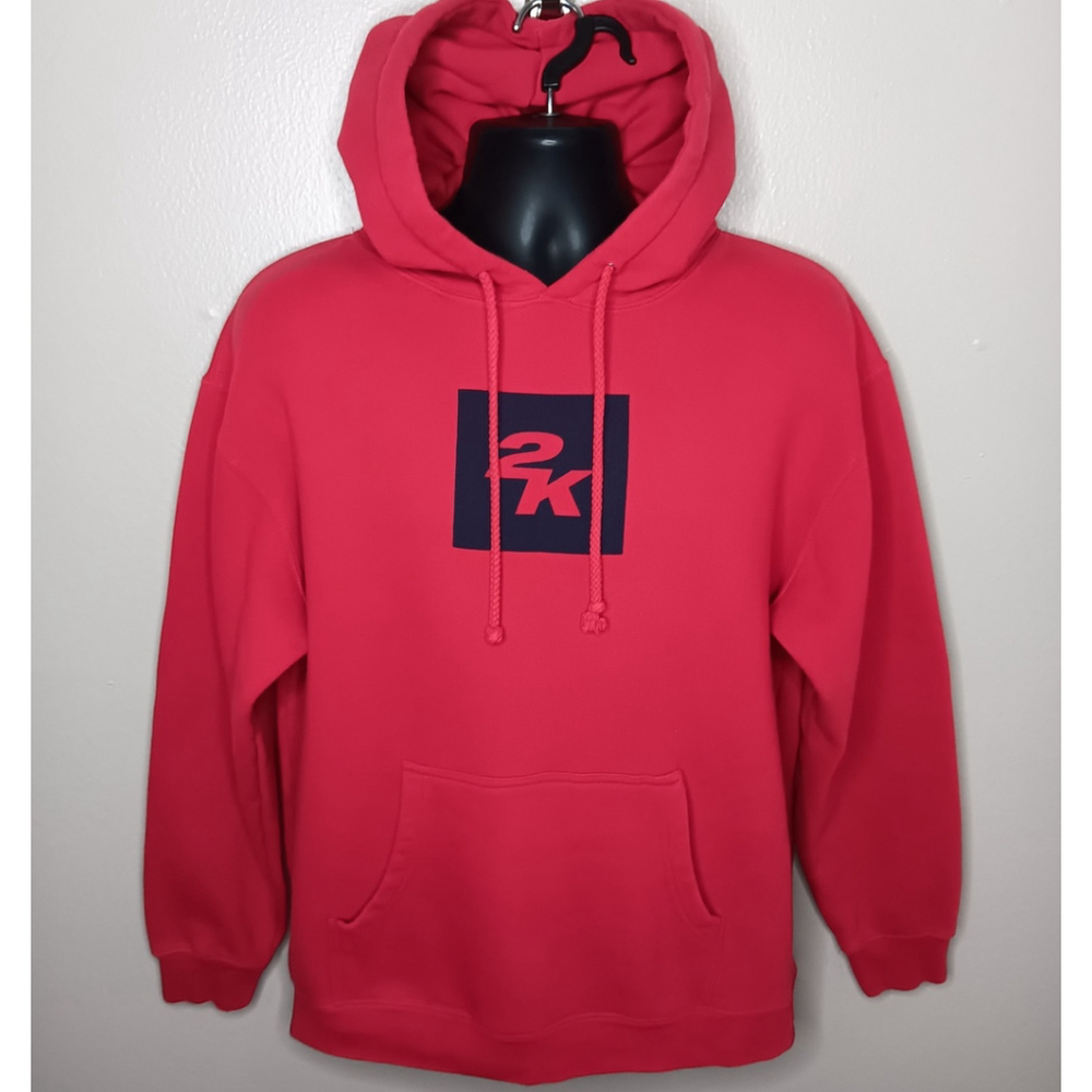 NBA 2K Gaming Official Swag Adult Medium Hoodie Sweatshirt Red Gamer Baggy Hvwt - Picture 4 of 7